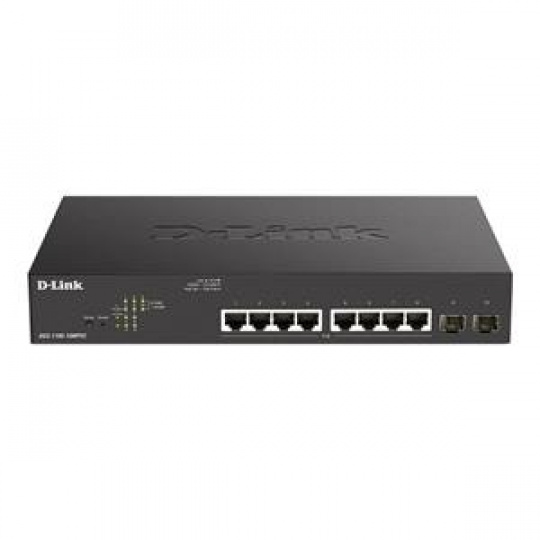 D-Link DGS-1100-10MPV2 10-Port PoE+ Gigabit Smart Managed Switch