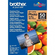 Brother fotopapír BP71GP50, 50 listů, 10x15cm Premium Glossy, 260g