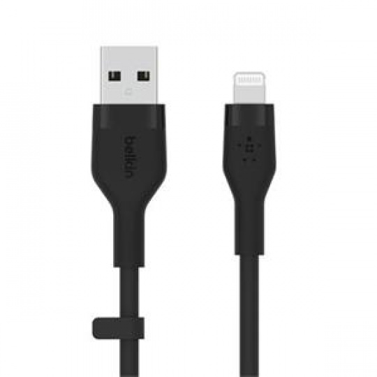 Belkin Lightning kabel, 1m, černý - Flex