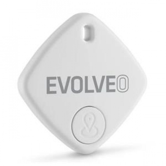 EVOLVEO TrackTag, Bluetooth lokátor s Apple Find My, bílý EVOLVEO TrackTag, Bluetooth lokátor s Apple Find My, bílý