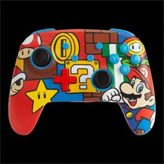 PowerA Bezdrátový ovladač pro Nintendo Switch - Super Mario Pop PowerA Bezdrátový ovladač pro Nintendo Switch - Super Mario Pop
