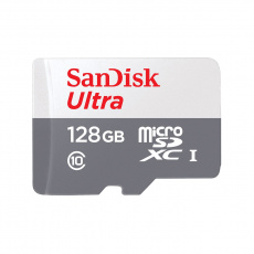 SanDisk Ultra/micro SDXC/128GB/100MBps/UHS-I U1 / Class 10/+ Adaptér