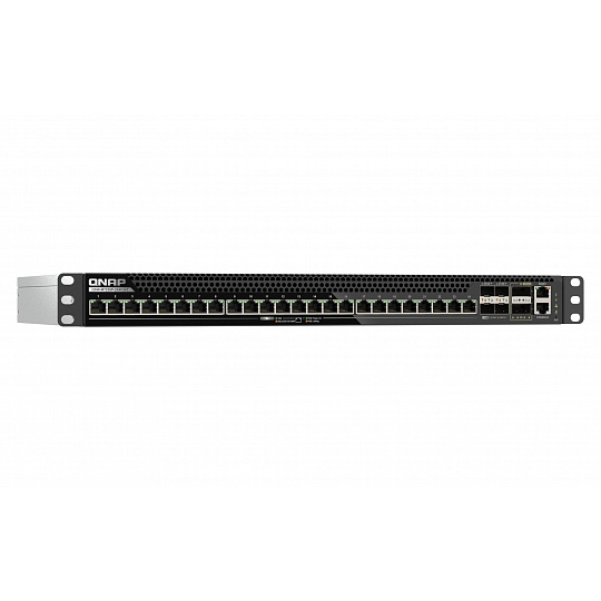 QNAP řízený switch QSW-M7230P-2X4F24T (24x 10GbE PoE port, 4x 25Gb port, 2x 100Gb port) QNAP řízený switch QSW-M7230P-2X4F24T (24x 10GbE PoE port, 4x 25Gb port, 2x 100Gb port)