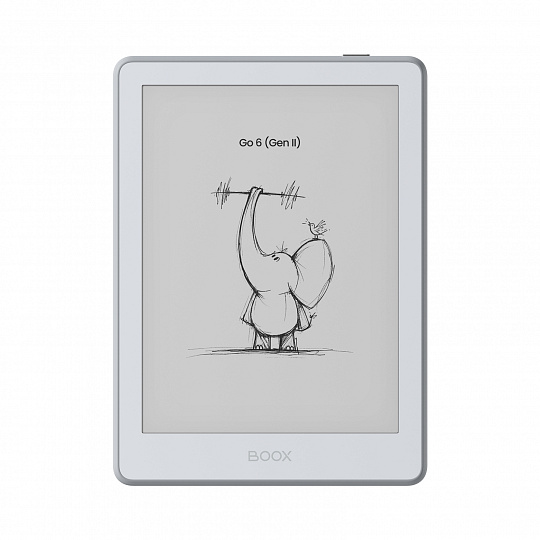 E-book ONYX BOOX GO 6 (Gen II), stone, 6" Carta 1300, 32GB, Bluetooth, Android 11, E-ink displej E-book ONYX BOOX GO 6 (Gen II), stone, 6" Carta 1300, 32GB, Bluetooth, Android 11, E-ink displej