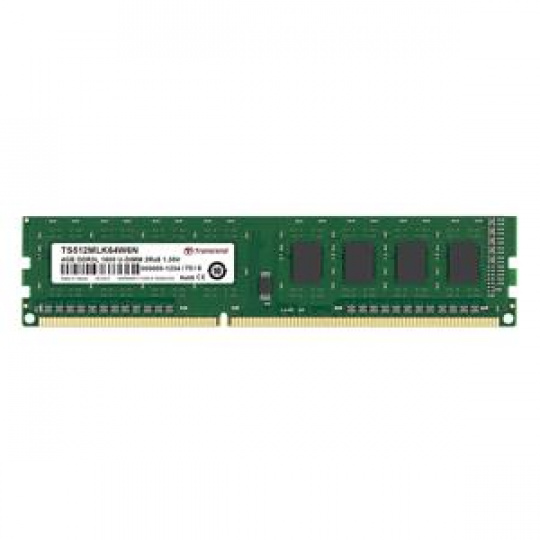 Transcend paměť 4GB DDR3L 1600 U-DIMM 2Rx8 CL11