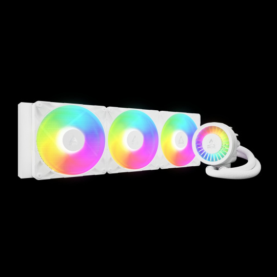 ARCTIC Liquid Freezer III Pro 420 A-RGB (White) : All-in-One CPU Water Cooler with 420mm radiator an