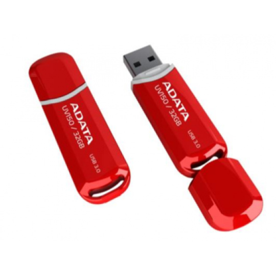 ADATA UV150/32GB/40MBps/USB 3.0/Červená