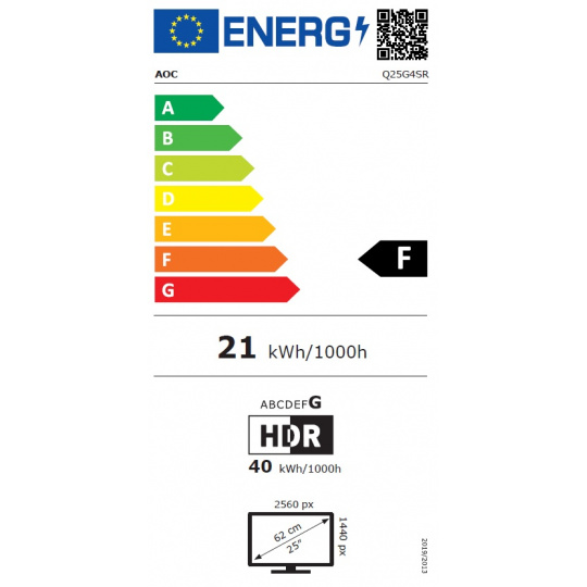25" LED AOC Q25G4SR 25" LED AOC Q25G4SR