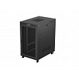 19" VOLNĚ STOJÍCÍ RACKOVÁ SKŘÍŇ 27U/800X1200 (FLAT PACK) S DVÍŘKY SE SÍŤKOU LCD ČERNÁ LANBERG