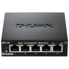 D-Link DES-105 kovový 5-port 10/100 Desktop Switch