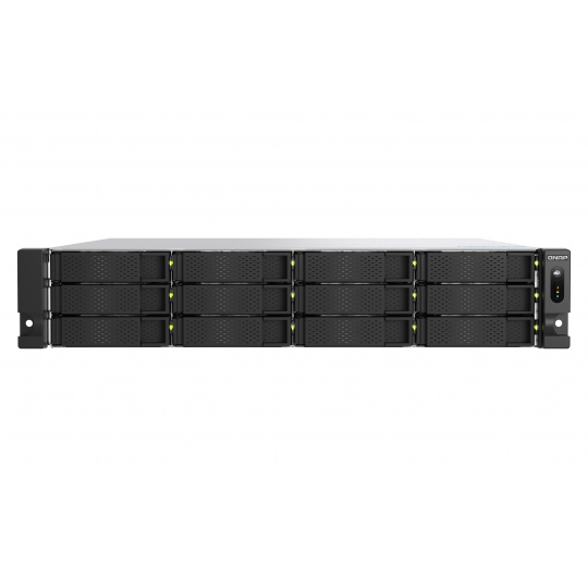 QNAP TS-h1277AXU-RP-R5-16G (Ryzen Pro 5,1GHz, ZFS, 16GB DDR5 RAM, 12x SATA, 2x 2,5GbE, 2x 10GbE)