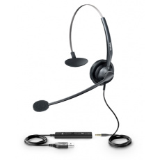 Yealink YHS33-USB, náhlavka, jednoušní, vč. USB redukce, 3,5mm Jack Yealink YHS33-USB, náhlavka, jednoušní, vč. USB redukce, 3,5mm Jack