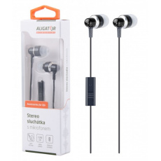 ALIGATOR HF/sluchátka AE01 High Standard, černá ALIGATOR HF/sluchátka AE01 High Standard, černá