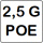 2,5 Gbps POE