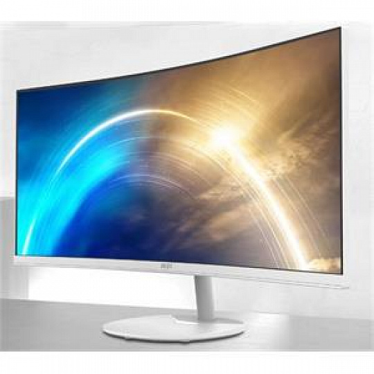 MSI monitor PRO MP341CQW E12, 34" zakřivený VA LED/3440x1440 (UWQHD)//1ms/120Hz/2 x HDMI/DP/bílá