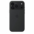 iPhone 18 Pro Max Silicone Case w MS - Black / SK