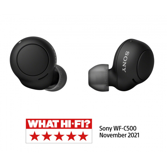 Sony True Wireless WF-C500, černá