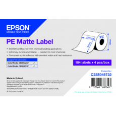 PE Matte Label 210 x 297mm, 184 lab PE Matte Label 210 x 297mm, 184 lab