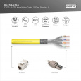 DIGITUS CAT 7A S/FTP, datový kabel – instalační kabel, 500 m, simplex, Cca, GHMT PVP certifikace