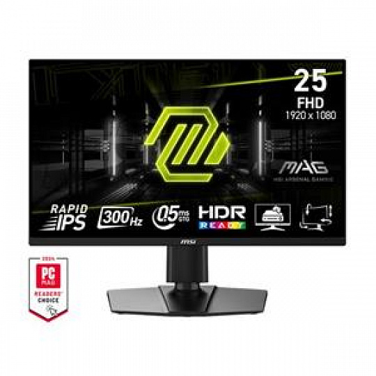 MSI MAG 255F X24 24,5" Rapid IPS/FHD/240Hz/0,5ms/2xHDMI/DP/černá MSI MAG 255F X24 24,5" Rapid IPS/FHD/240Hz/0,5ms/2xHDMI/DP/černá