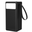 PLATINET POWER BANK 30000mAh Polymer ABS Texture Black