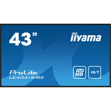 43" iiyama LE4341S-B2: IPS,FHD,3xHDMI,LAN,USB