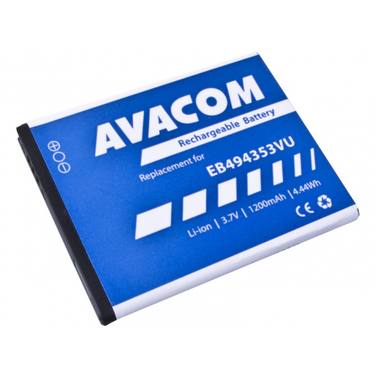 Baterie AVACOM GSSA-5570-S1200A do mobilu Samsung 5570 Galaxy mini Li-Ion 3,7V 1200mAh