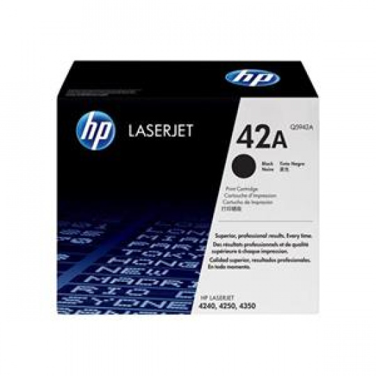 HP toner 42A/Black/10 000 stran