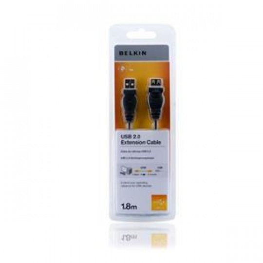 Belkin kabel USB 2.0 prodlužovací řada standard, 1,8m