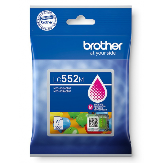 Brother LC-552M - inkoust purpurový
