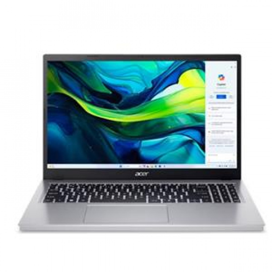 Acer Aspire GO 15 (AG15-32P-C9RS) Intel N150/8GB/512GB SSD/15,6" FHD TN/Win11 Home/stříbrná
