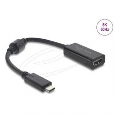 Delock Adaptér z rozhraní USB Type-C™ na HDMI (režim DP Alt) 8K 60 Hz s HDR a HDCP černá
