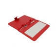 AIREN AiTab Leather Case 1 with USB Keyboard 7" RED (CZ/SK/DE/UK/US.. layout)