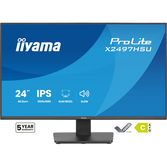 iiyama ProLite/X2497HSU-B1/23,8"/IPS/FHD/120Hz/4ms/Černá/5R
