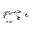 ERGOTRON FP Mobile Workstand Casters, kolečková hvězdice