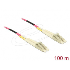 Delock Optický kabel LC Duplex na LC Duplex, multimód, OM4, 100 m Delock Optický kabel LC Duplex na LC Duplex, multimód, OM4, 100 m