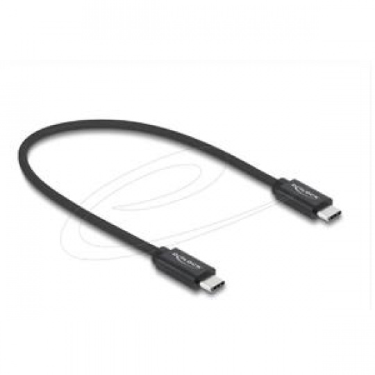 Delock Koaxiální kabel USB 40 Gbps USB PD 3.1 240 W 0,5 m Delock Koaxiální kabel USB 40 Gbps USB PD 3.1 240 W 0,5 m
