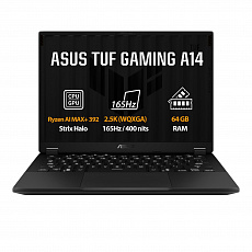 ASUS TUF Gaming A14/FA401EA-RG062WZ/AIMAXPLUS-392/14"/2560x1600/64GB/1TB/AMD int/W11H/Gray/2R ASUS TUF Gaming A14/FA401EA-RG062WZ/AIMAXPLUS-392/14"/2560x1600/64GB/1TB/AMD int/W11H/Gray/2R