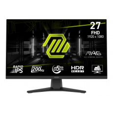 MSI MAG/272F/27"/IPS/FHD/200Hz/0,5ms/Černá/3R MSI MAG/272F/27"/IPS/FHD/200Hz/0,5ms/Černá/3R