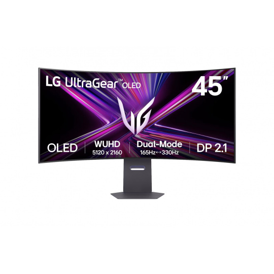LG UltraGear/45GX950A-B/44,5"/OLED/wUHD/165Hz/0,03ms/Černá/2R LG UltraGear/45GX950A-B/44,5"/OLED/wUHD/165Hz/0,03ms/Černá/2R