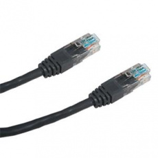 DATACOM Patch cord UTP CAT5E 10m černý DATACOM Patch cord UTP CAT5E 10m černý