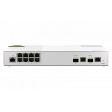 QNAP řízený switch QSW-M2108-2C (8x 2,5GbE RJ45 a 2x kombinované 10GbE SFP+ / RJ-45)