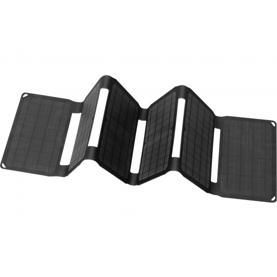 Sandberg Solar Charger 40W QC3.0+PD+DC, solární nabíječka, černá