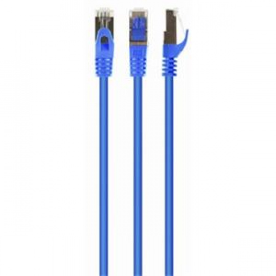 GEMBIRD PP6A-LSZHCU-B-10M patchcord RJ45 cat.6A SFTP LSZH 10m modrý GEMBIRD PP6A-LSZHCU-B-10M patchcord RJ45 cat.6A SFTP LSZH 10m modrý