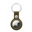 AirTag FineWoven Key Ring - Dark Olive