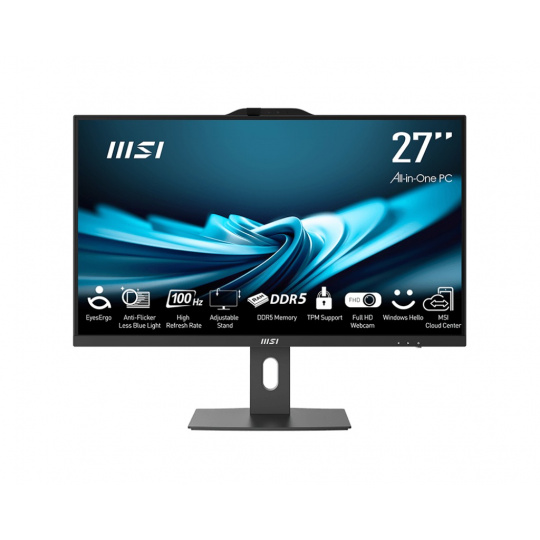 MSI PRO/AP272P 14M-891CZ/27"/FHD/i7-14700/16GB/1TB SSD/UHD 770/W11P/Černá/3R