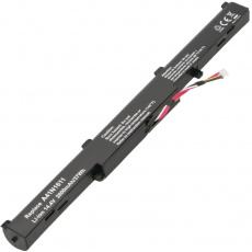 2-POWER Baterie 14,4V 2600mAh pro Asus GL752VL, GL752VLM, GL752VW, GL752VWM, GL753VD, GL753VE