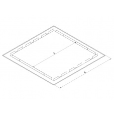 Sada pro zazdění RNA/SNA v.500 RAL9003 hl.lesklá