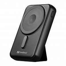 Sandberg Mag bezdrátová powerbanka 10000mAh (37 Wh), černá Sandberg Mag bezdrátová powerbanka 10000mAh (37 Wh), černá