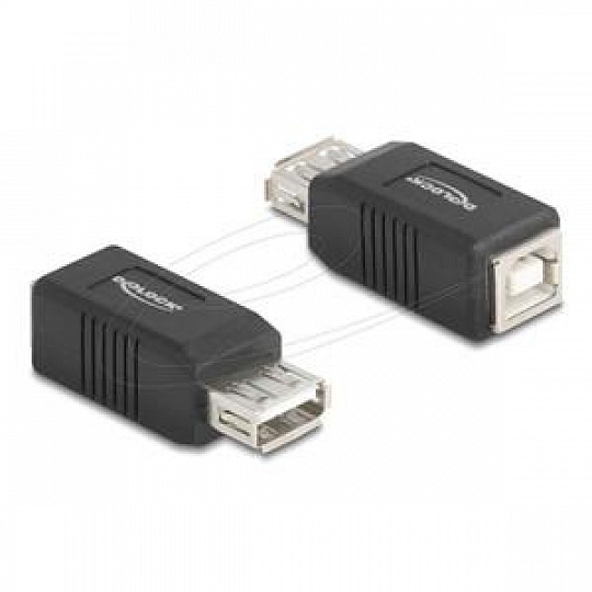 Delock Adaptér rozhraní USB 2.0 ze zásuvku USB Typ-A na zásuvku USB Typ-B